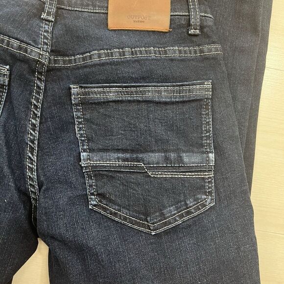 Outpost Makers Slim Straight Jeans Men's Size 29X32 Blue Superior Stretch - Picture 11 of 14